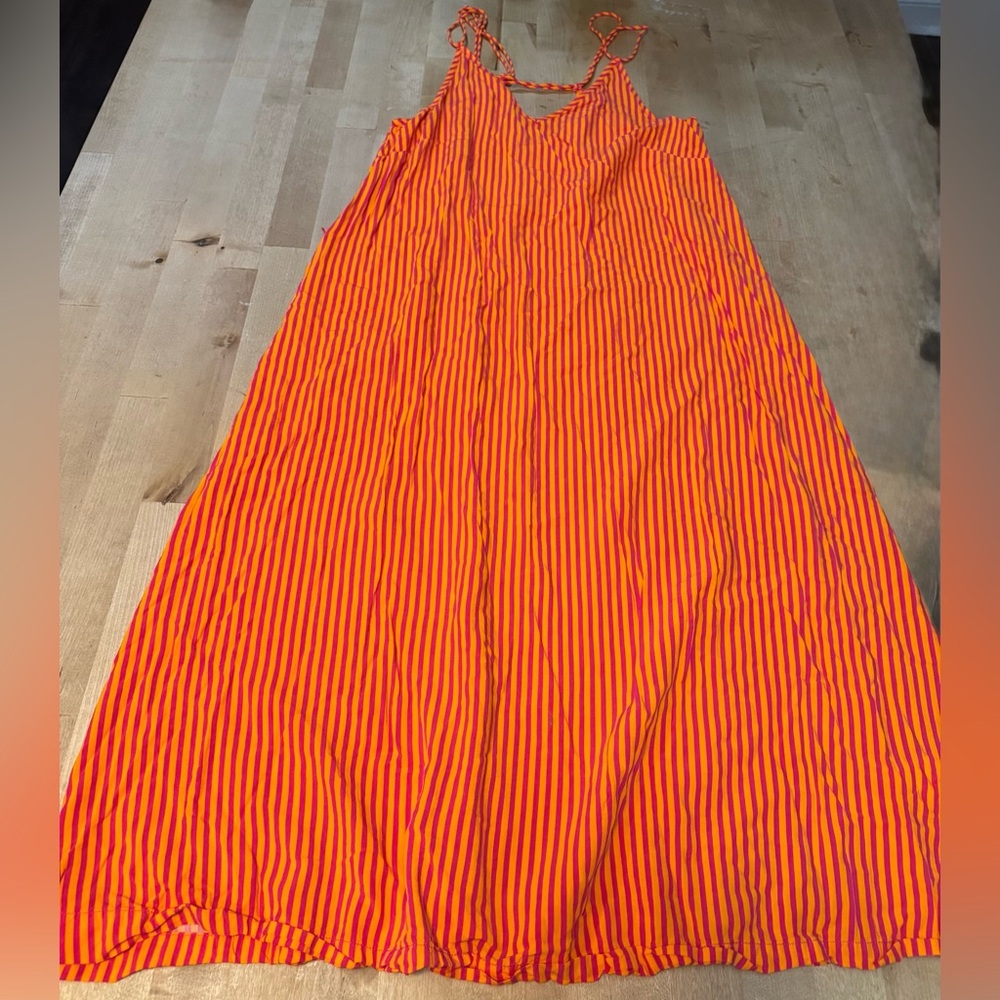 Marc O’Polo Stockholm viscose Striped midi Dress